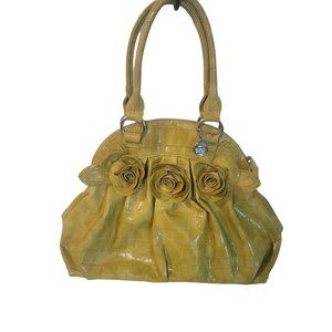 Big Buddha Santa Barbara Polyurethane Faux Crocodile Handbag
